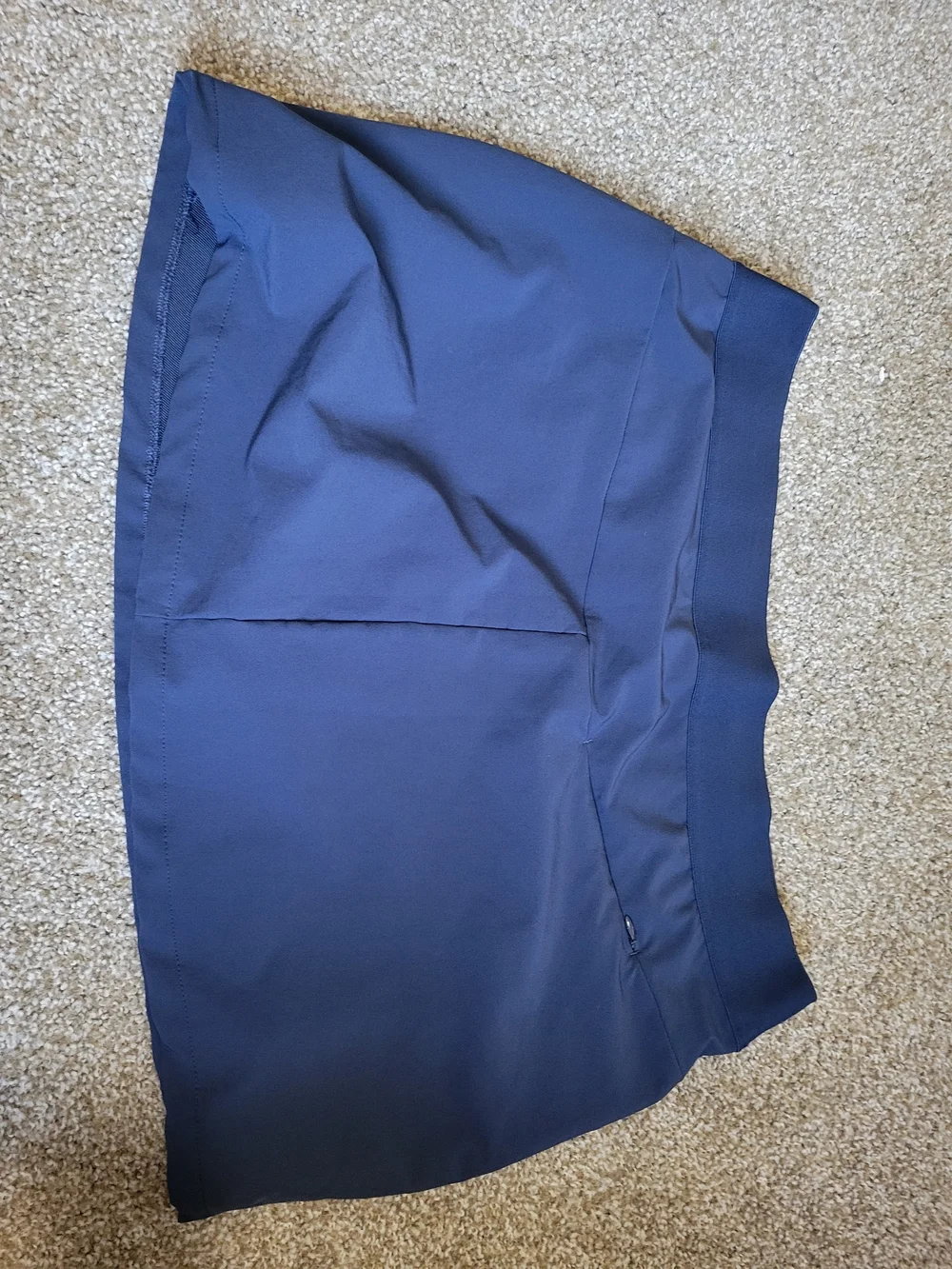 Greg Norman Women's Skort Golf/Tennis Size XL Navy Zippered Pockets Short